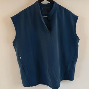 Figs Deep Reef Rafaela Scrub Top - L